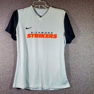 Nike Dri-fit Gray/Black Richmond Strikers Jersey Women's Medium